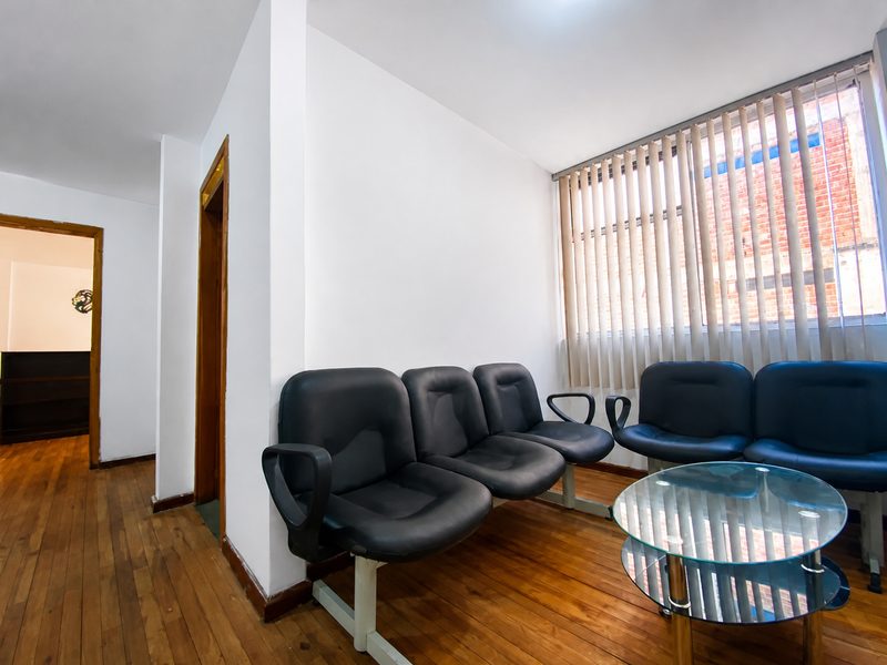 Sala de espera del estudio